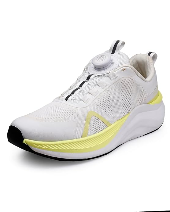 Revolutionary Rotary Lacing System: One twist for the perfect fit! The dial-fit closure delivers micro-adjustable precision and locks your foot in securely—no knots, no fuss, just a sleek modern look. All-Day Comfort, Zero Fatigue: Built with 95-density thick insocks for unmatched cushioning and rebound, keeping your feet fresh and pain-free from sunrise to sunset. Performance-Driven Design: High-stack EVA midsole with rocker geometry ensures smooth heel-to-toe transitions, while the dual-zone rubber outsole provides superior grip on any surface. Breathable & Durable Construction: Engineered mesh upper with no-sew overlays offers ventilation and long-lasting wear, making it ideal for walking, travel, workouts, and daily hustle. Most Advanced Bacca Bucci Sneaker Yet: Combining cutting-edge comfort tech, sporty aesthetics, and a lightweight build, the ION Glide sets a new benchmark for performance lifestyle footwear.