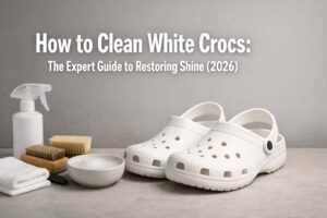How to Clean White Crocs: The Expert Guide to Restoring Shine (2026) 12 Comparison of dirty versus clean white Crocs Classic Clogs before and after cleaning.
