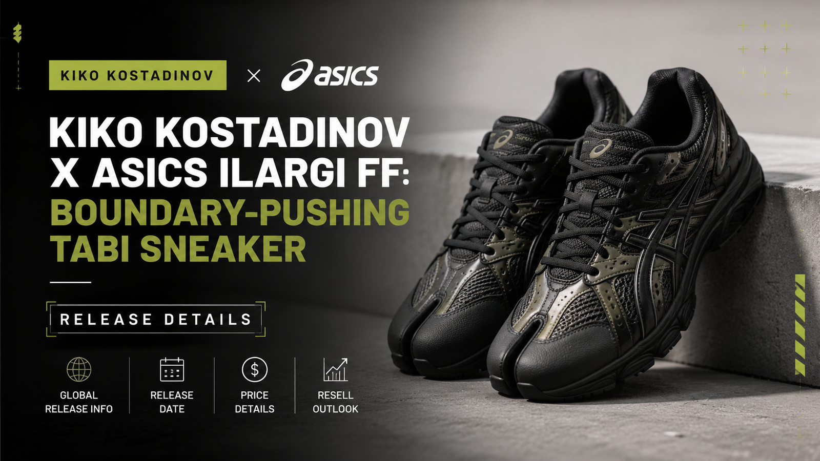 Kiko Kostadinov x ASICS ILARGI FF