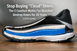 Stop Buying "Cloud" Shoes: The 5 Comfort Myths I’ve Watched Destroy Knees for 20 Years (2026 Guide) 29 Veteran retailer reveals why "cloud" shoes cause knee pain. Discover the 5 walking shoe myths and the best stable alternatives to protect your joints in 2026.