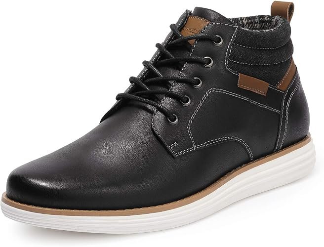 Bruno Marc Men's Mid Top Chukka Dress Boot