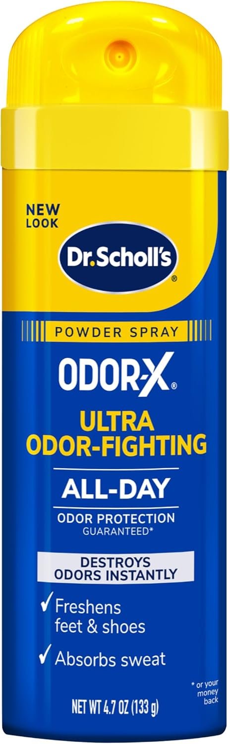 Dr. Scholl's Odor-X Foot Powder Spray for foot and shoe odor
