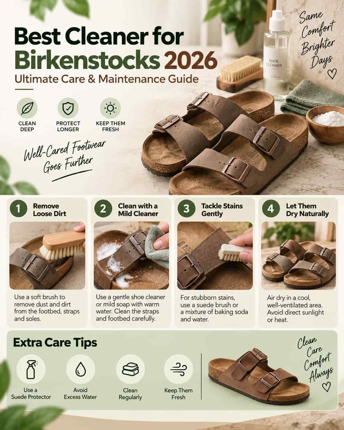 How to clean a Birkenstock: Recommended Products