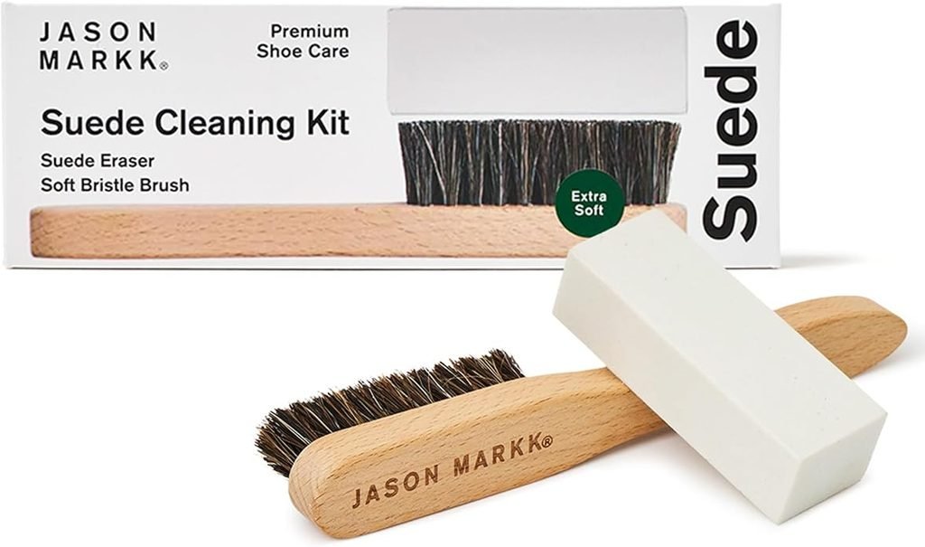 Jason Markk Suede Cleaning Kit with brush and eraser