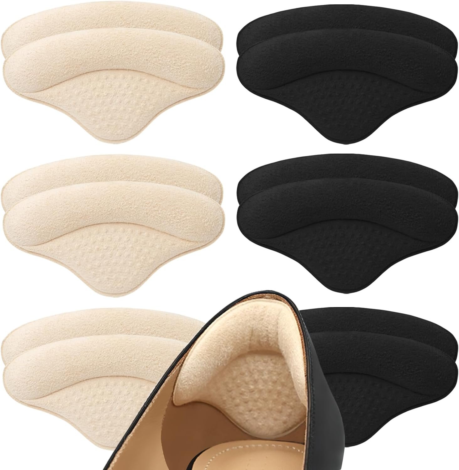 MUKIFINE heel pads and heel grips for shoe bite protection