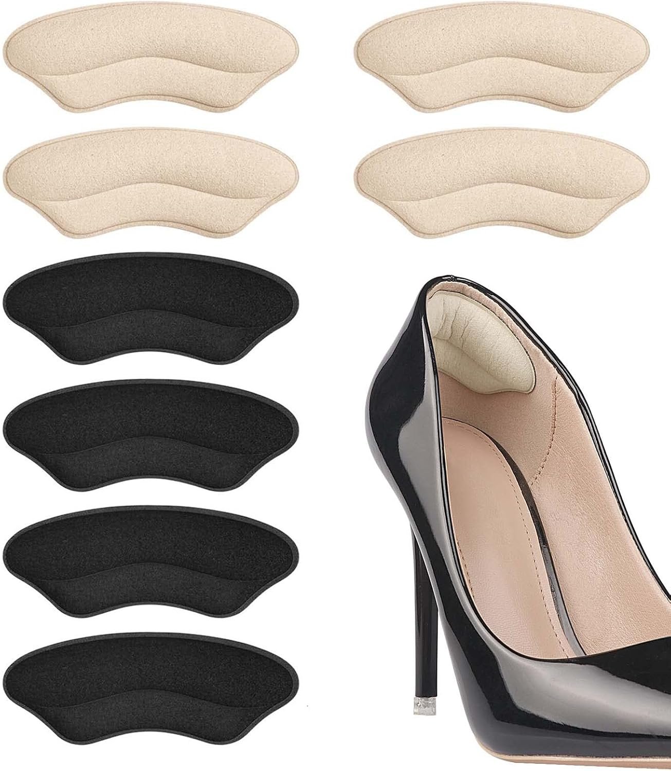 Riootlnm heel pads for shoe bite protection