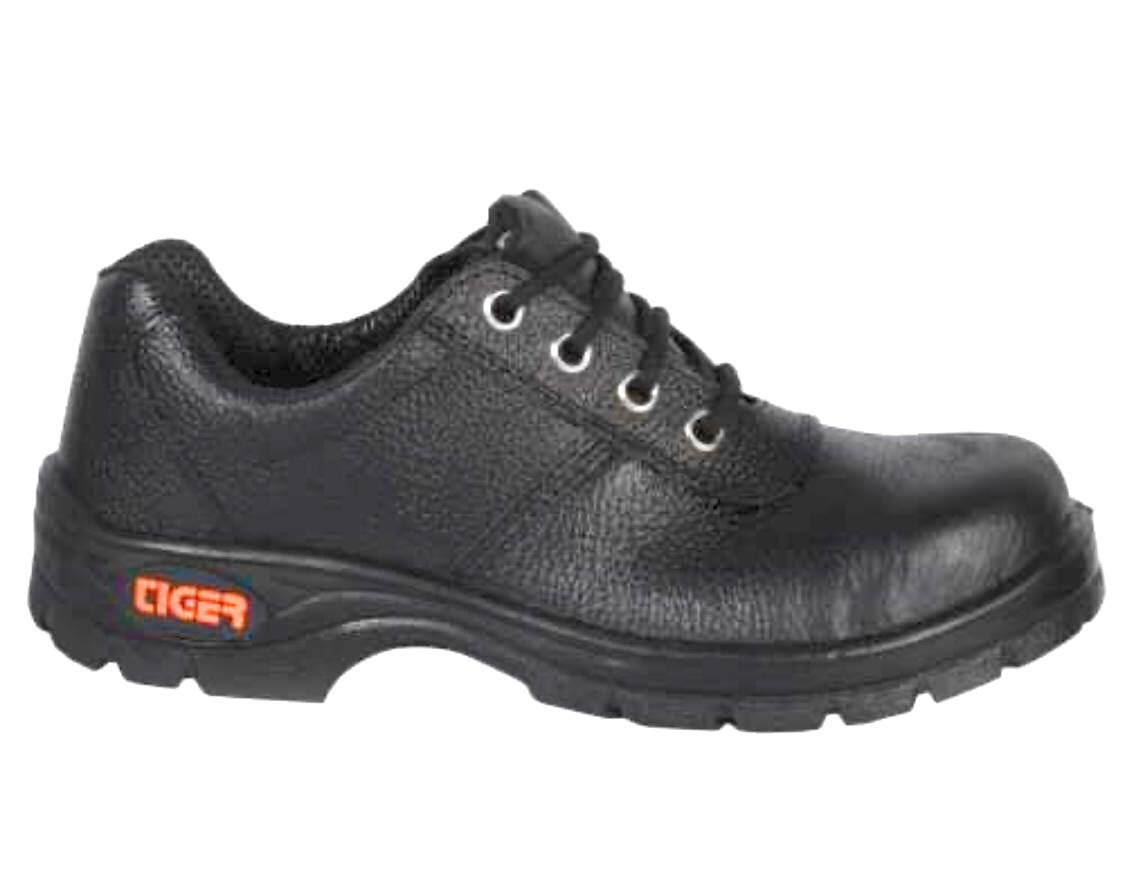 Tiger Black Lorex Safety Shoes PU Sole