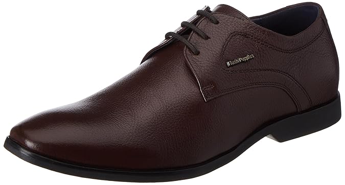 Best Formal Shoes in India 2026 (Office & Wedding Guide) – Top 10 Tested Picks 2 Hush Puppies Men's Lace-up Formal Shoes – Best Budget Formal Shoes India