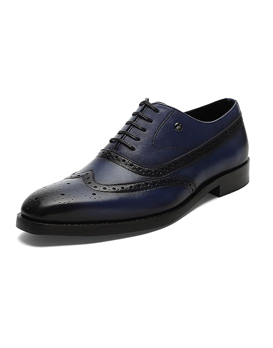 Best Formal Shoes in India 2026 (Office & Wedding Guide) – Top 10 Tested Picks 7 Monte Carlo Genuine Leather Formal Brogue Shoes – Best Wedding Shoes for Men India