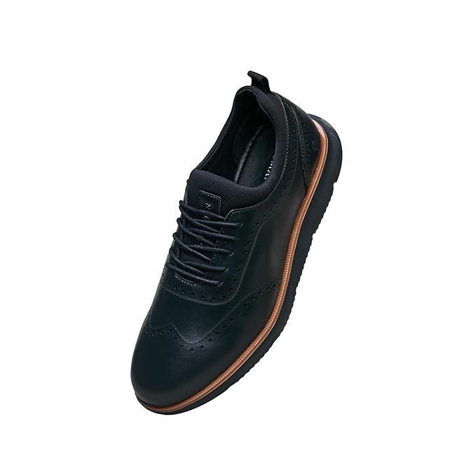 Best Formal Shoes in India 2026 (Office & Wedding Guide) – Top 10 Tested Picks 4 Neeman's Crossover Brogues for Men – Best Semi-Formal Office Shoes India