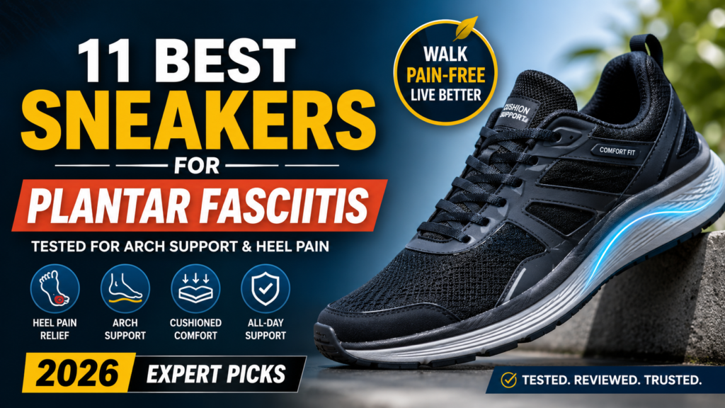 11 Best Sneakers for Plantar Fasciitis (2026): Tested for Arch Support & Heel Pain