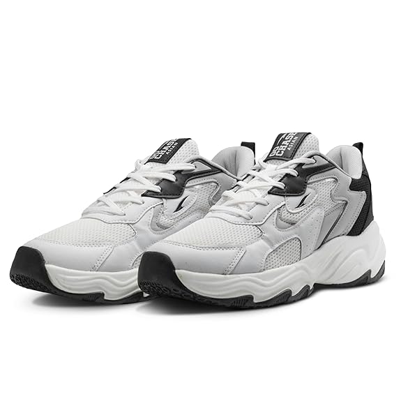 Best Running Shoes Under ₹1500 India 2026 6 Asian Powerkick‑01 Sports Sneakers with memory foam insole, Phylon sole, best cushioned jog shoes under 1500 for foot pain relief and walking