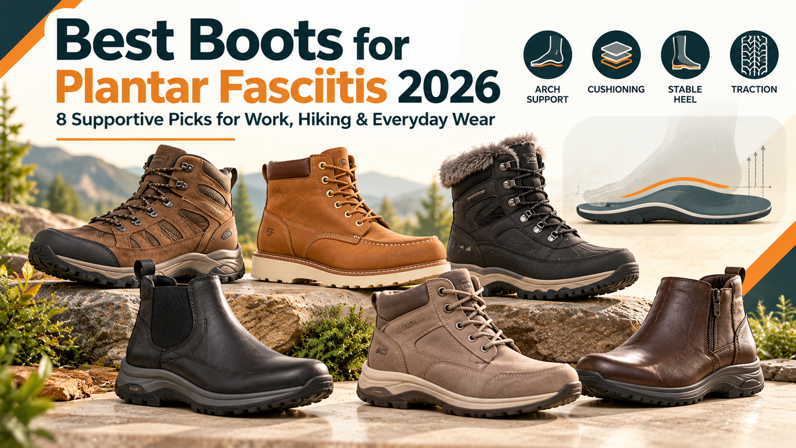 Best Boots for Plantar Fasciitis 2026