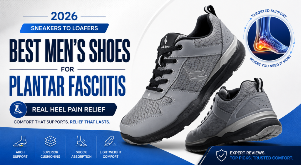 Best Men's Shoes for Plantar Fasciitis 2026 – Expert Reviews & Buying Guide