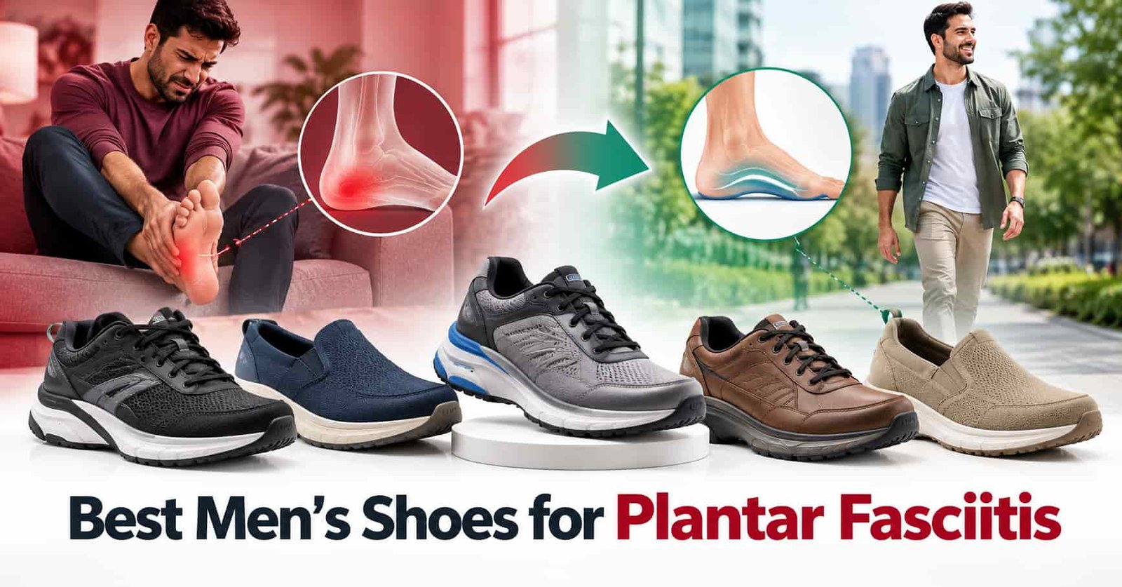 Best Men’s Shoes for Plantar Fasciitis