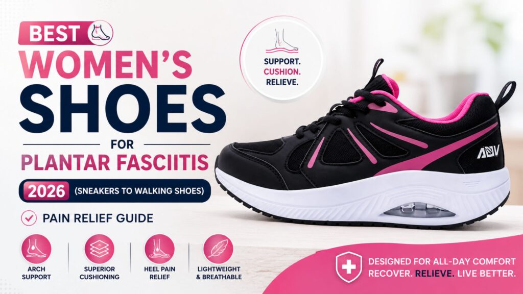 Best Women's Shoes for Plantar Fasciitis 2026 (Sneakers to Walking Shoes) – Pain Relief Guide