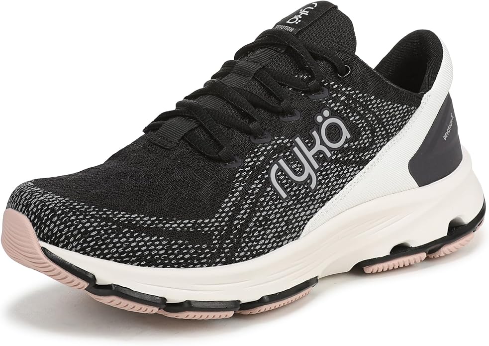 Ryka Women's Devotion X Walking Shoe with full-length RE-ZORB cushioning and women's-specific fit for fitness walking. Best Walking Shoes for Women Over 60