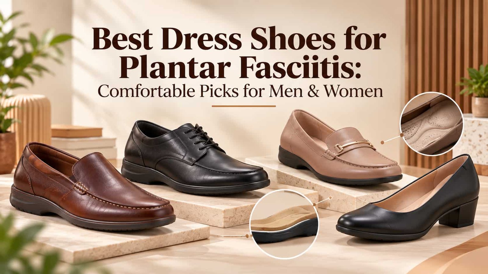 Best dress shoes for plantar fasciitis for men and women