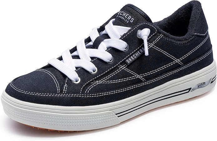 Best Sneakers for Plantar Fasciitis 2026 – Top Comfortable Shoes for Heel Pain 3 Skechers Women's Arch Fit Arcade Sneakers with slip-on design and podiatrist-certified arch support insole