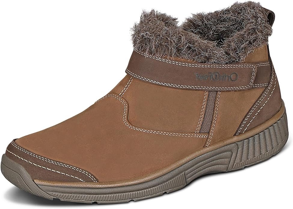 Orthofeet Women's Siena Leather Boot – Best Women's Premium Comfort