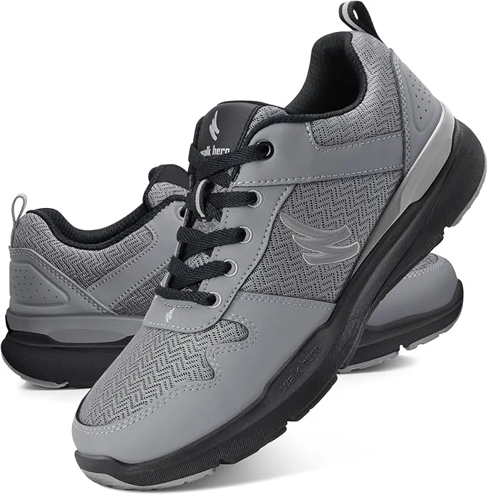 Walking Shoes for Men with Arch Support Orthopedic Sneakers - Best Lace-Up Orthopedic Option