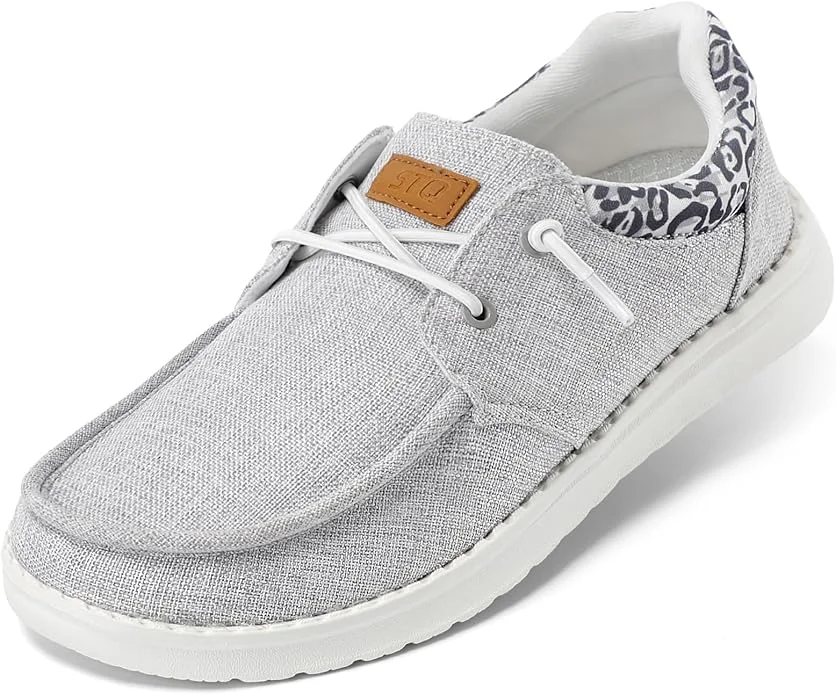 STQ women's slip-on shoes with supportive footbed