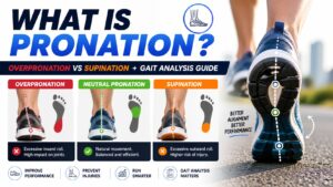 What Is Pronation? Overpronation vs Supination + Gait Analysis Guide (2026) 12 what is pronation. Diagram showing normal pronation vs overpronation vs supination foot strike pattern during walking and running
