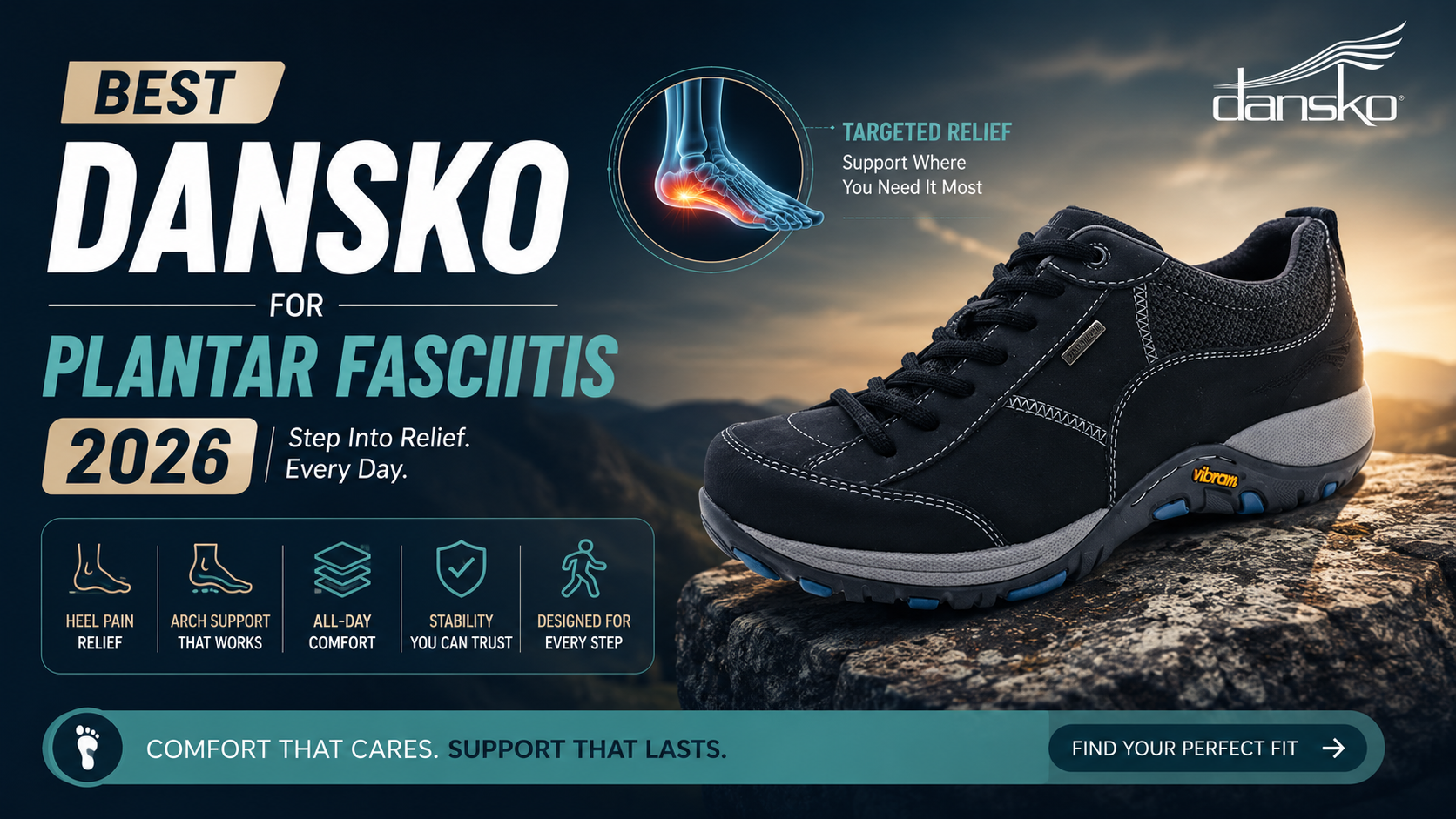 Best Dansko for Plantar Fasciitis: XP 2.0, Professional & More Compared 40 Best Dansko shoes for plantar fasciitis 2026. XP 2.0, Professional clogs & sneakers reviewed. Natural Arch technology, APMA approved. Expert picks for heel pain.