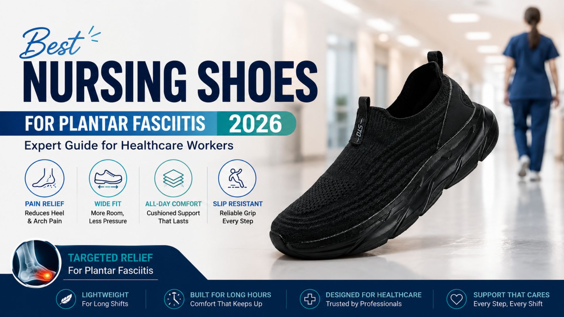 Best Nursing Shoes for Plantar Fasciitis 2026 – Expert Guide for Healthcare Workers