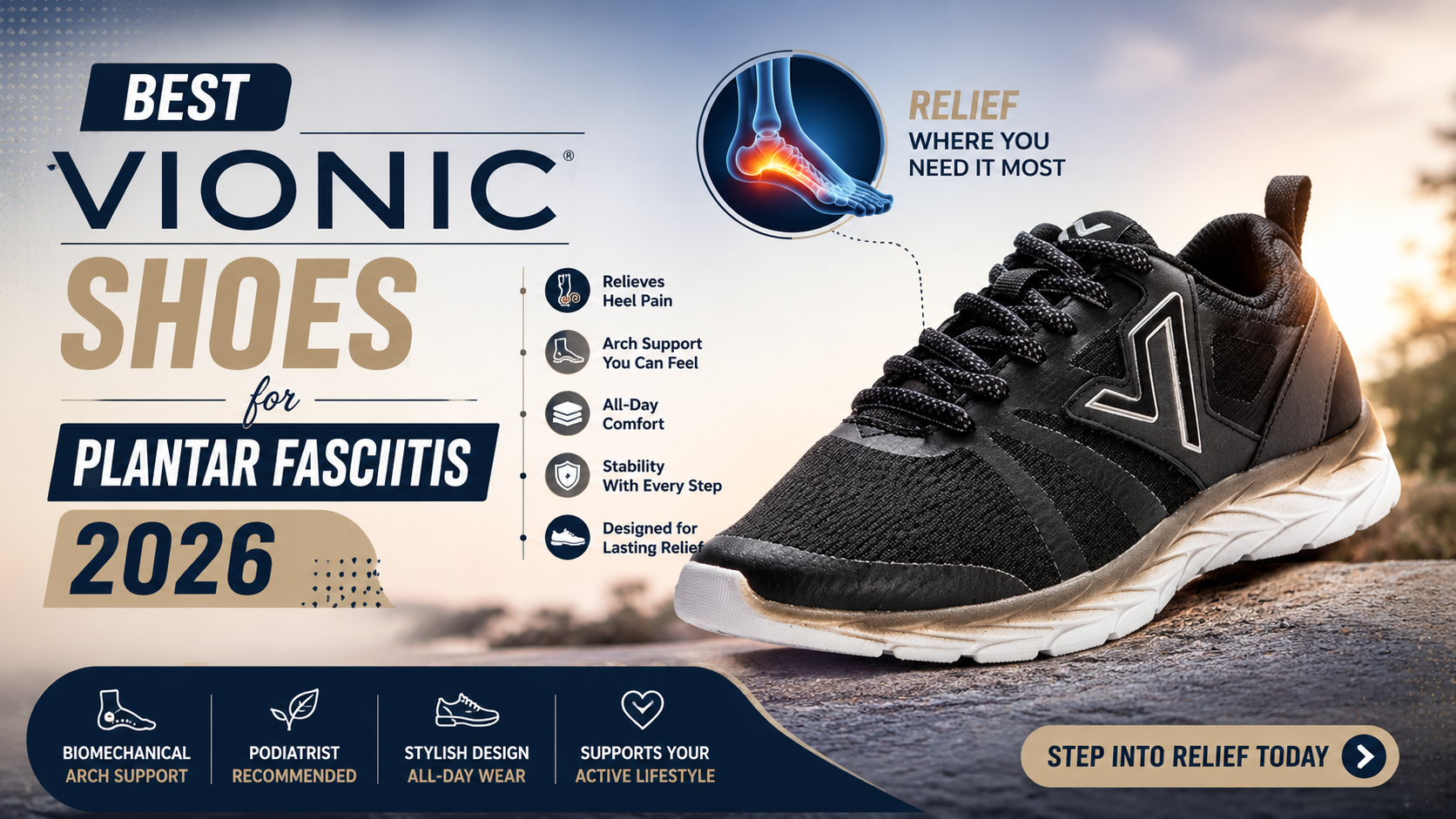 Best Vionic shoes for plantar fasciitis — 8 VIO MOTION models reviewed 39 Best Vionic shoes for plantar fasciitis 2026 — Brisk Miles, Uptown Loafer, Winny and Kimmie Perf compared for VIO MOTION heel pain relief