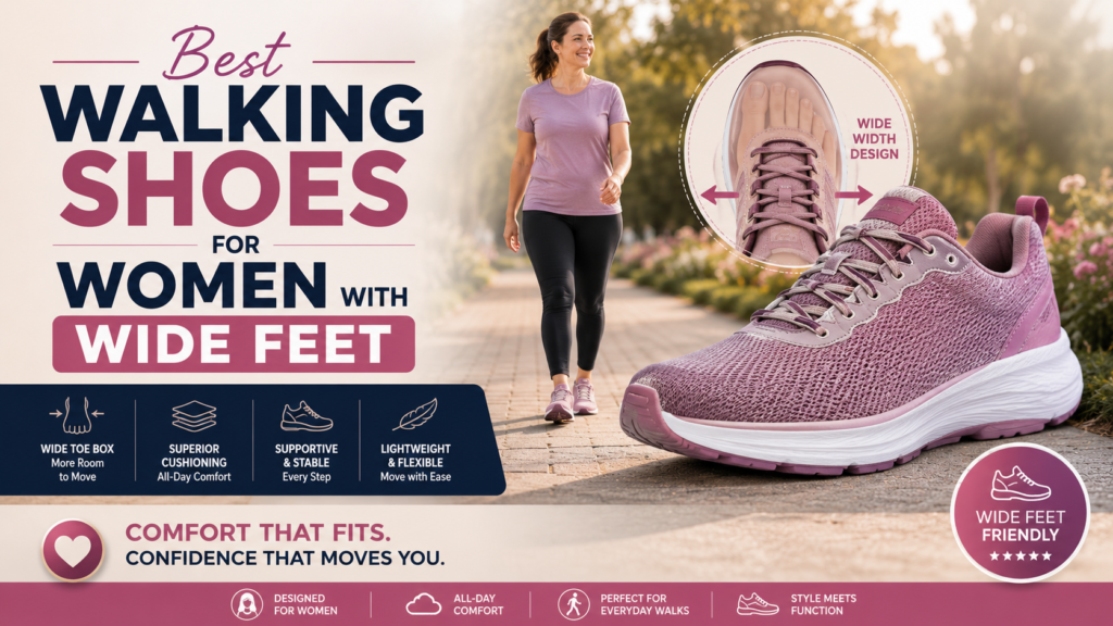 Best Walking Shoes for Women with Wide Feet 2026