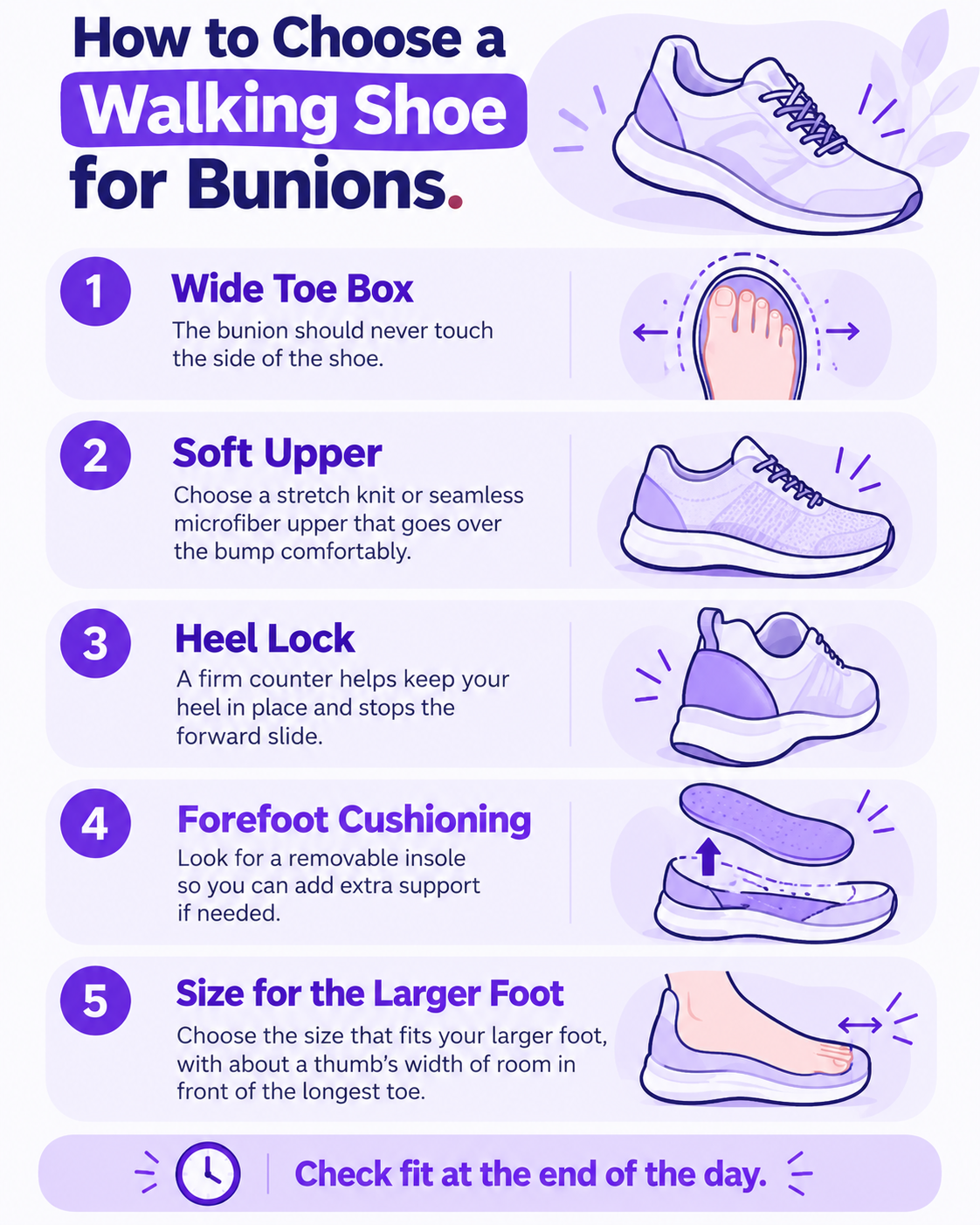 Bunion-Friendly Walking Shoe Guide