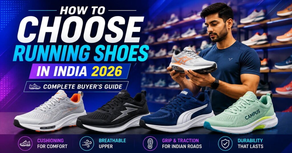 How to Choose Running Shoes How to Choose Running Shoes in India 2026 guide with different running shoe types