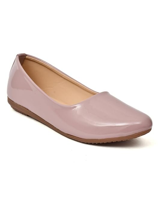 3. MISS London Women's Bellies – Best Patent Leather Pick