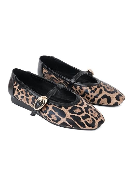 DROP BOLD Leopard Print Mary Jane — Best Fashion Statement Flats