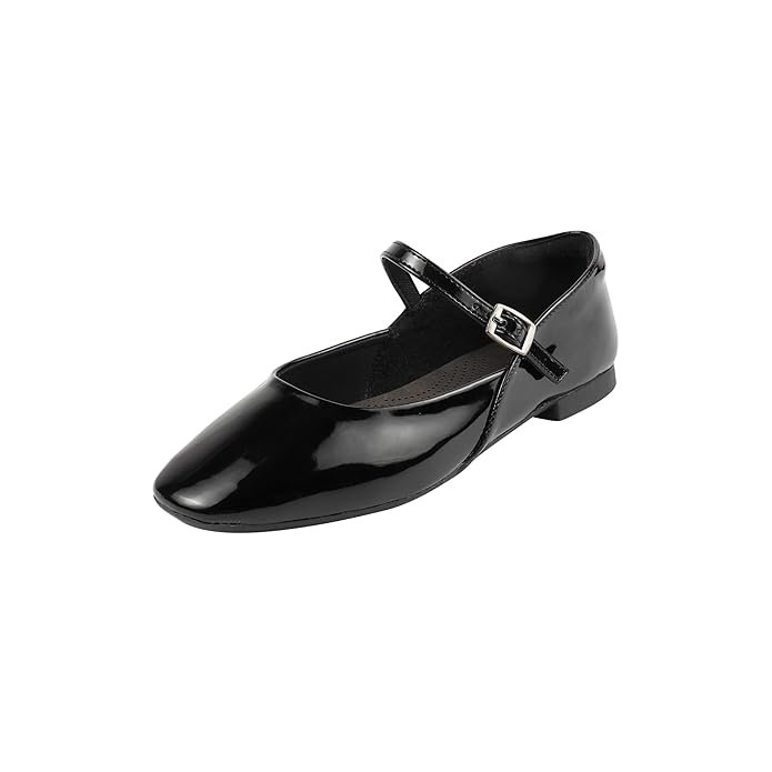 Mochi Patent Leather Adjustable Strap Shoes Buy Mochi patent leather formal shoes in black for women with adjustable strap