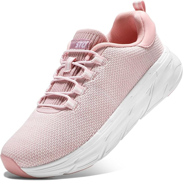 STQ Women's Slip-On Orthopedic Sneakers with arch support for plantar fasciitis relief