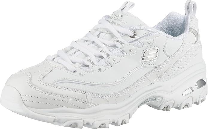 Skechers D'Lites Fresh Start memory foam lace up flat feet women
