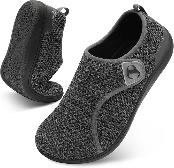 GonLea adjustable strap wide diabetic shoes for bunions and swollen feet