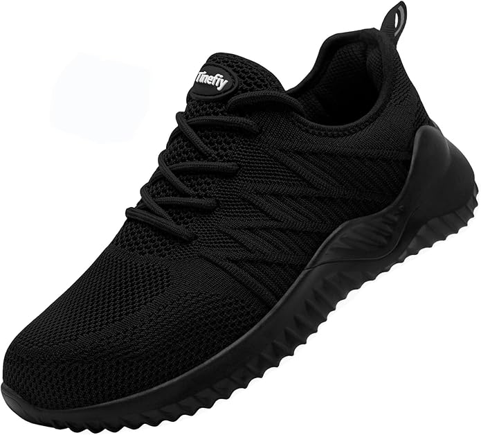 Tinefiy Steel Toe Safety Sneakers for Women