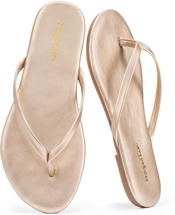mazeskin leather dressy thong sandals