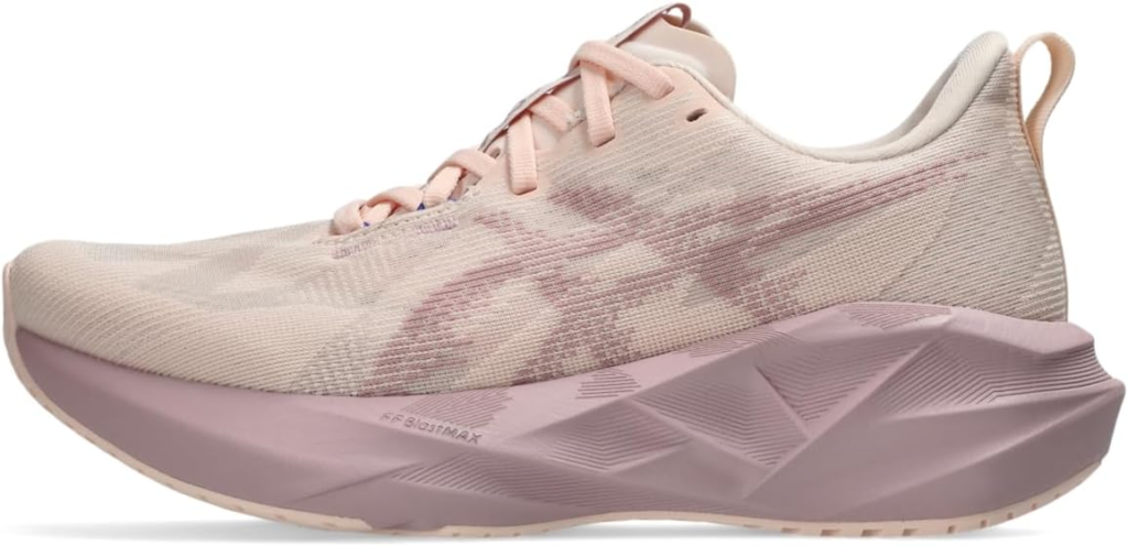 Best ASICS for plantar fasciitis — 10 models ranked 9 ASICS Women's NOVABLAST 5 in pearl pink and morganite with FF BLAST MAX and trampoline outsole for plantar fasciitis performance