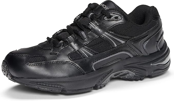 Best Vionic shoes for plantar fasciitis — 8 VIO MOTION models reviewed 9 Vionic Women's Walker in black leather with Orthaheel biomechanical footbed and water-resistant construction for plantar fasciitis