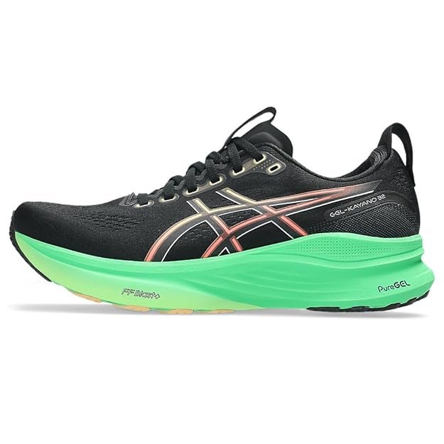 ASICS Gel-Kayano 32 stability running shoe with FF BLAST PLUS cushioning and arch support for flat feet