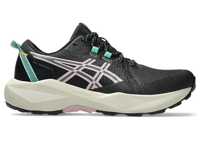ASICS Gel-Venture 11 Buy ASICS Gel-Venture 11 running trainers in black for women with AMPLIFOAM cushioning