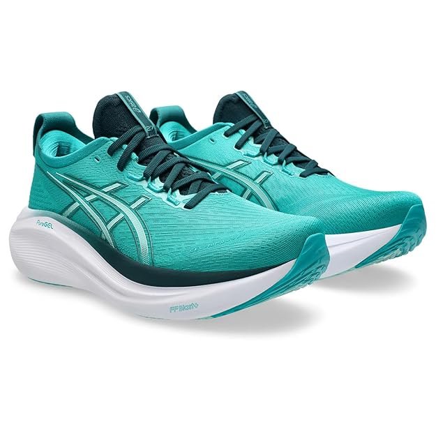 ASICS men's lace-up running shoes with GEL cushioning and breathable mesh upper for comfortable daily road running.