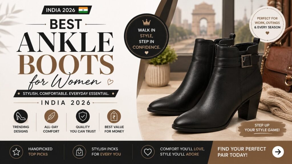 Best Ankle Boots for Women India 2026 