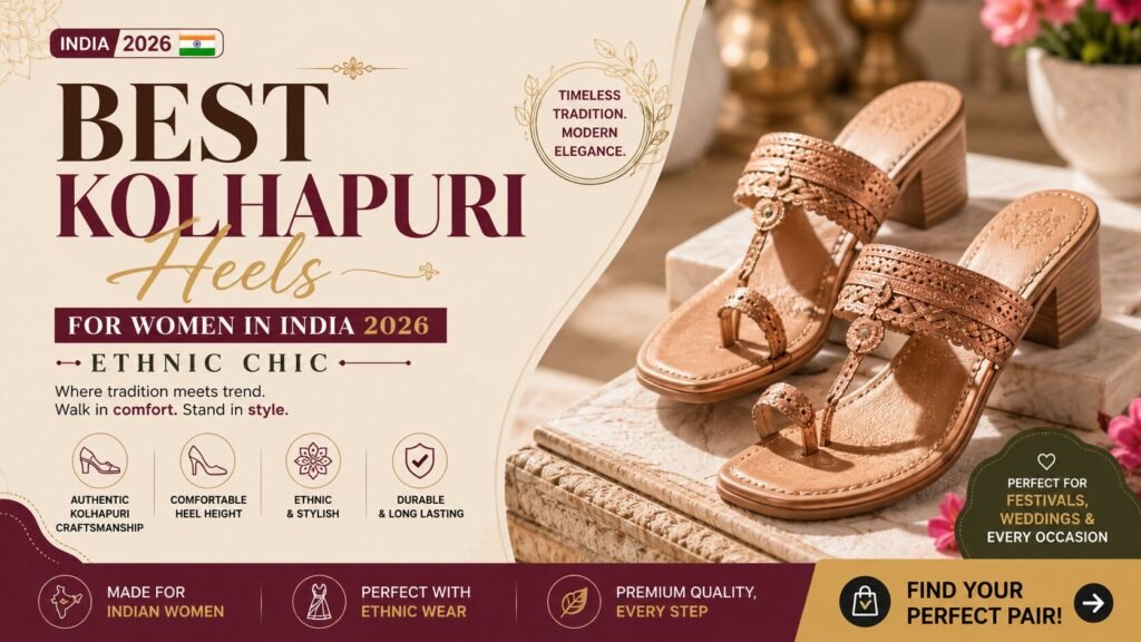 Best Kolhapuri Heels for Women in India 2026 – Ethnic Chic Best Kolhapuri Heels for Women in India 2026 – Ethnic Chic