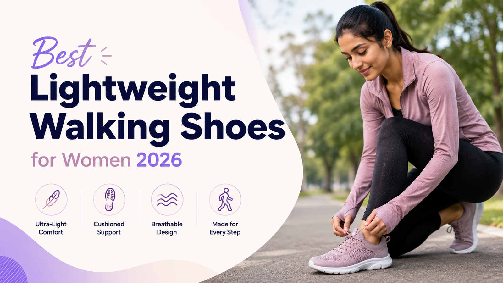 Lightest Walking Shoes for Women: 2026 Buyer's Guide 5 Best Lightweight Walking Shoes for Women 2026