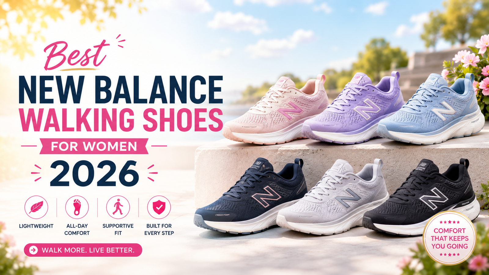 Walk 10,000 Steps PainโFree โ The Ultimate 2026 New Balance Womenโs Guide 1 Best New Balance Walking Shoes for Women 2026